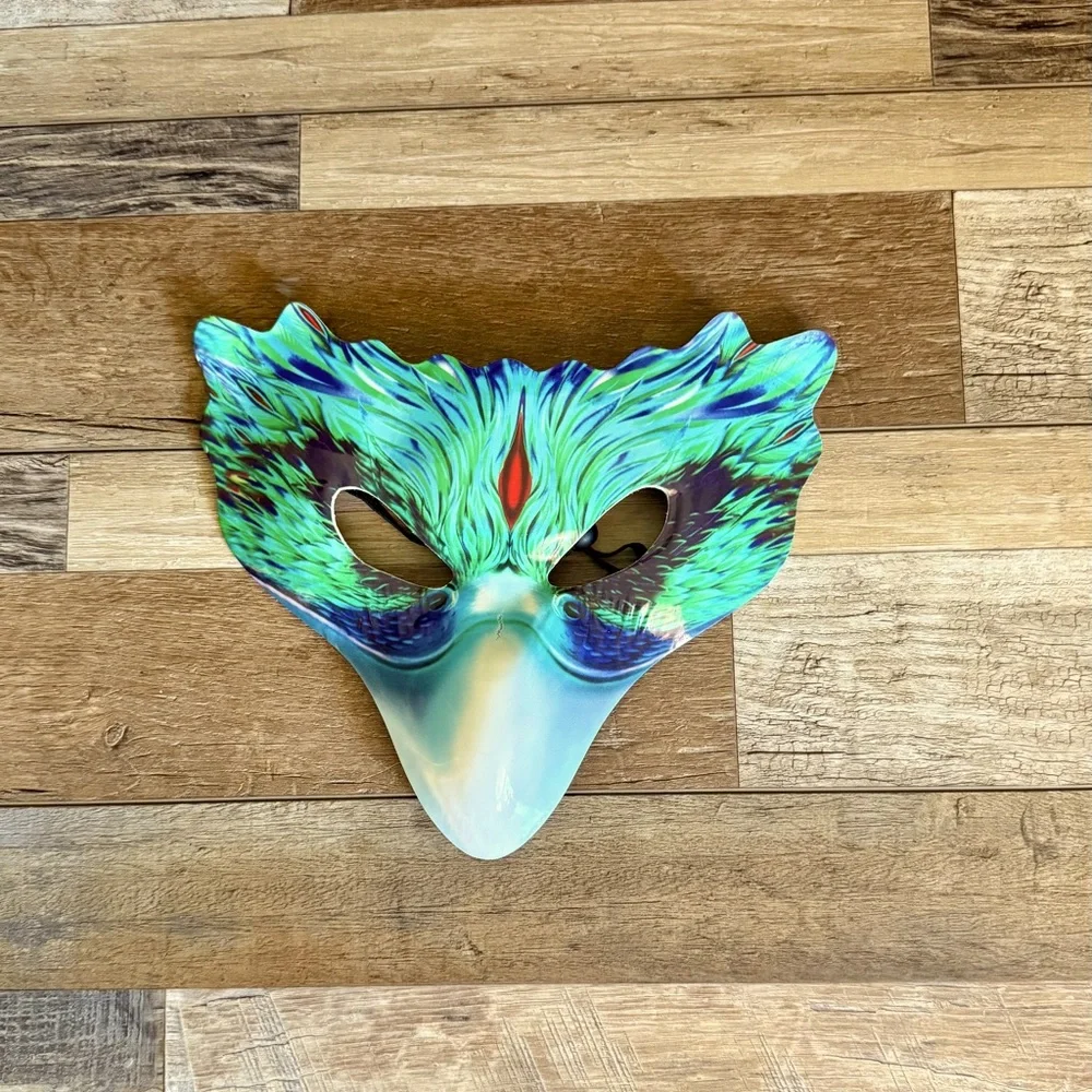 PEACOCK MASK HALLOWEEN KIDS/ADULTS New